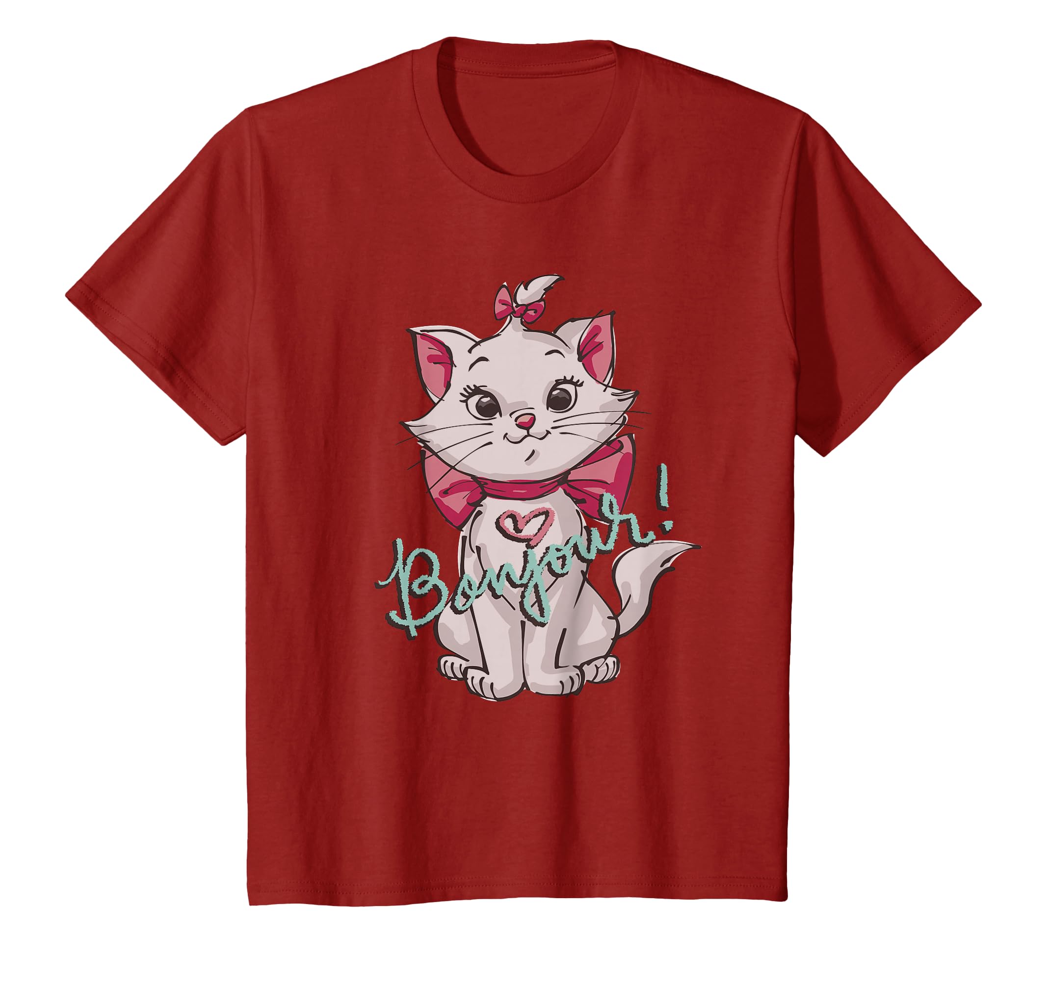 新品未使用　アンダーカバー　ディズニーTシャツ おしゃれキャットマリー　2サイズ Amazon | ディズニーアリストキャッツマリー・ボンジュール Tシャツ