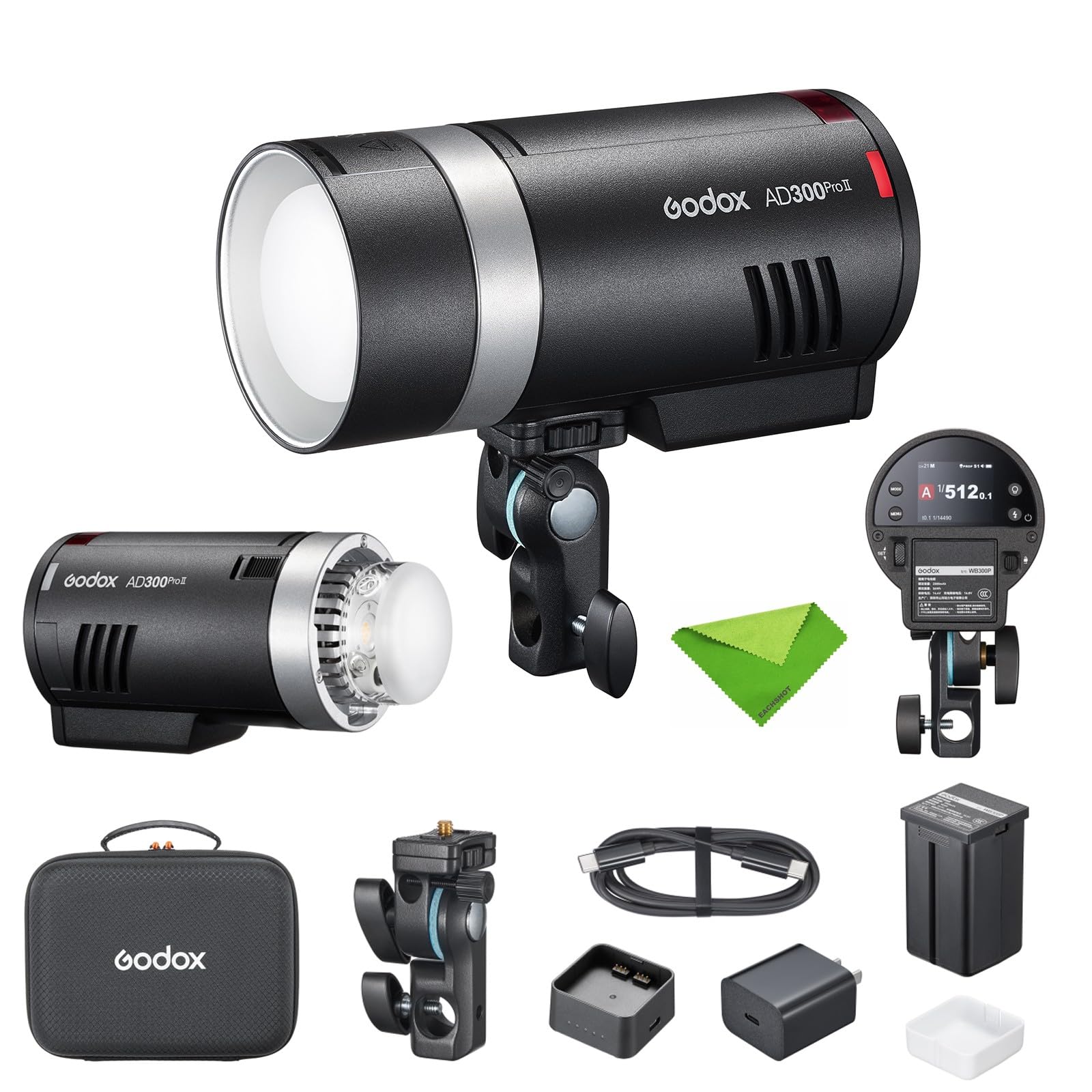 Godox AD300 Pro II AD300Pro II 300Ws TTL Outdoor Flash, 2.4G