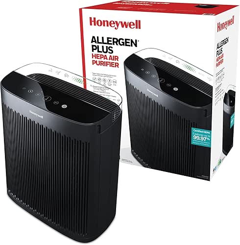 Honeywell Allergen Plus HEPA Air Purifier for Home Large Rooms