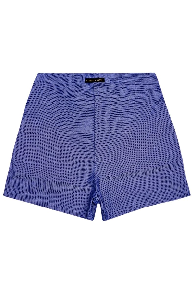 Sapphire-Victoria Blue Dobby Textured Premium Giza Cotton Boxer-image-18