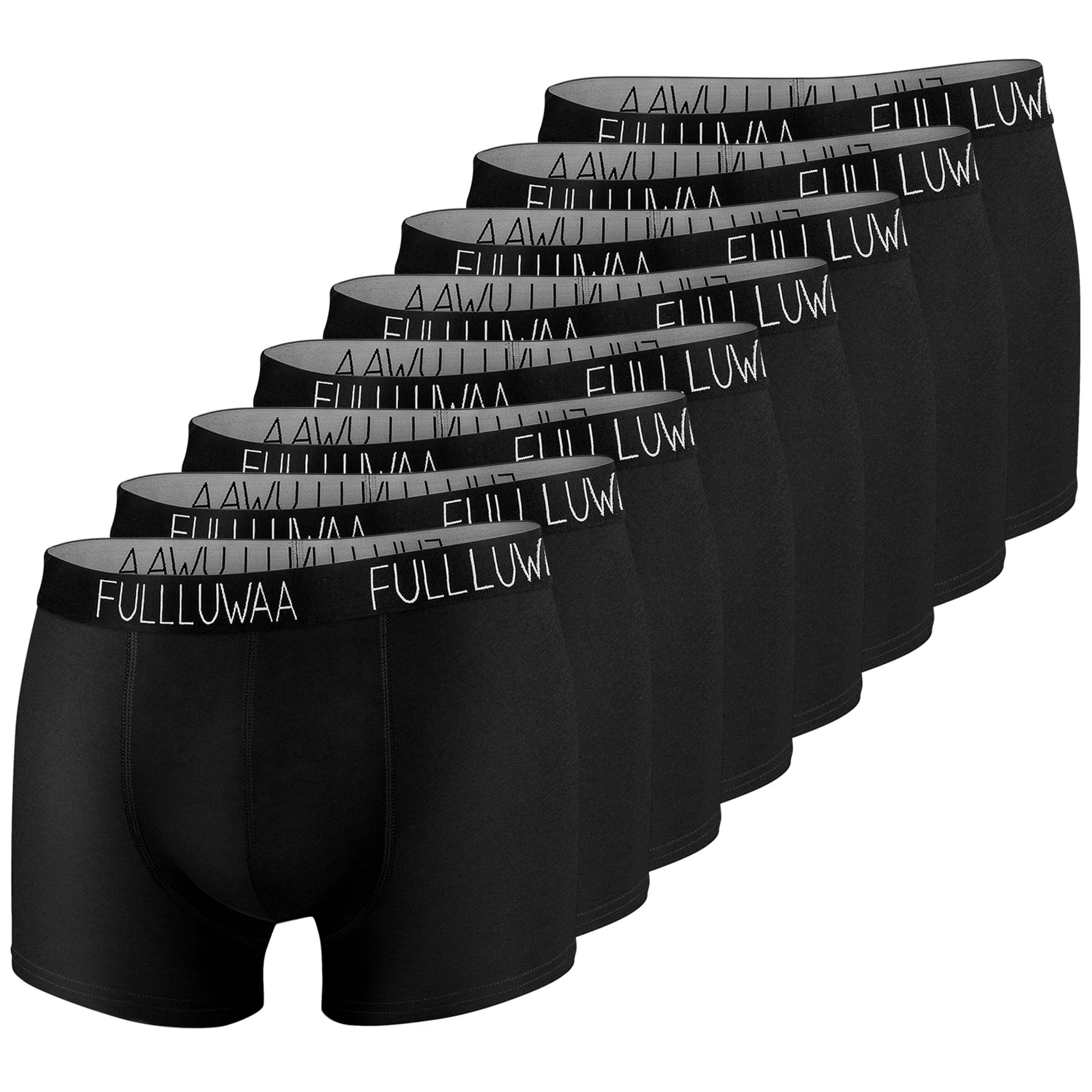 Fullluwaa Boxer (Pacco da 8) Uomo Cotone Elasticizzato Intimo Mutande Uomo