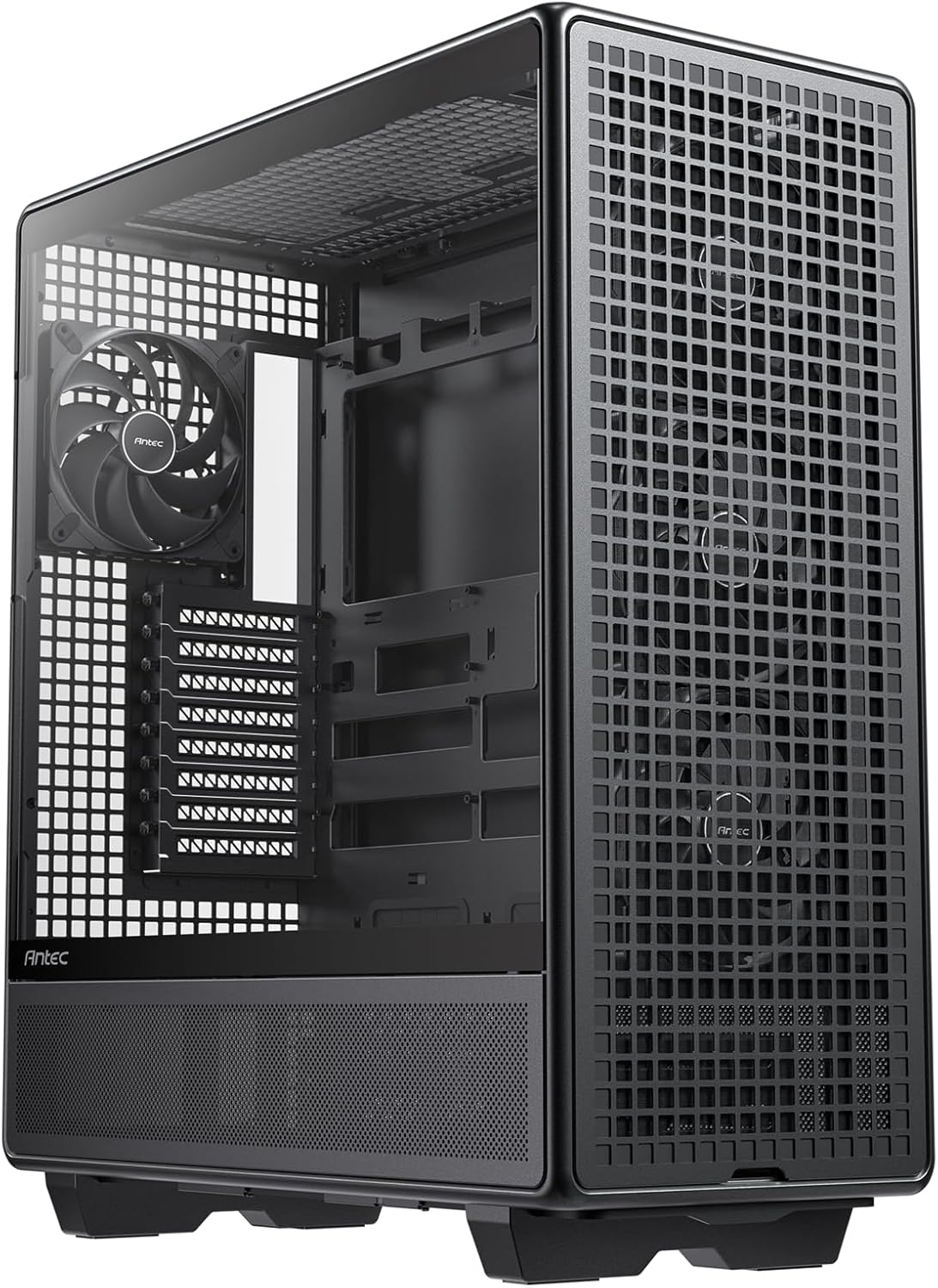 Antec 900 Full Tower Case, AI Workstation & Gaming Chassis, Supports E-ATX/Threadripper & Back-Connect MB, 6 PWM Fans Included, Type-C 10Gbps, 420mm Radiator Support, Tempered Glass
