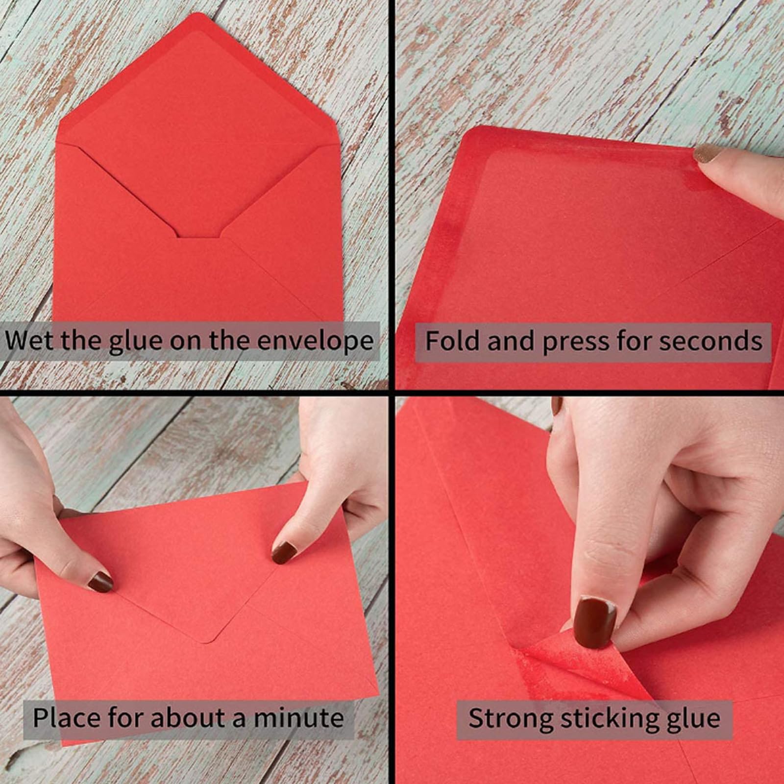 40 sztuk kolorowych mini kopert 10,5 x 8 cm, kolorowe koperty na karty podarunkowe, wesele, urodziny, imprezę, mini koperty (8 kolorów)