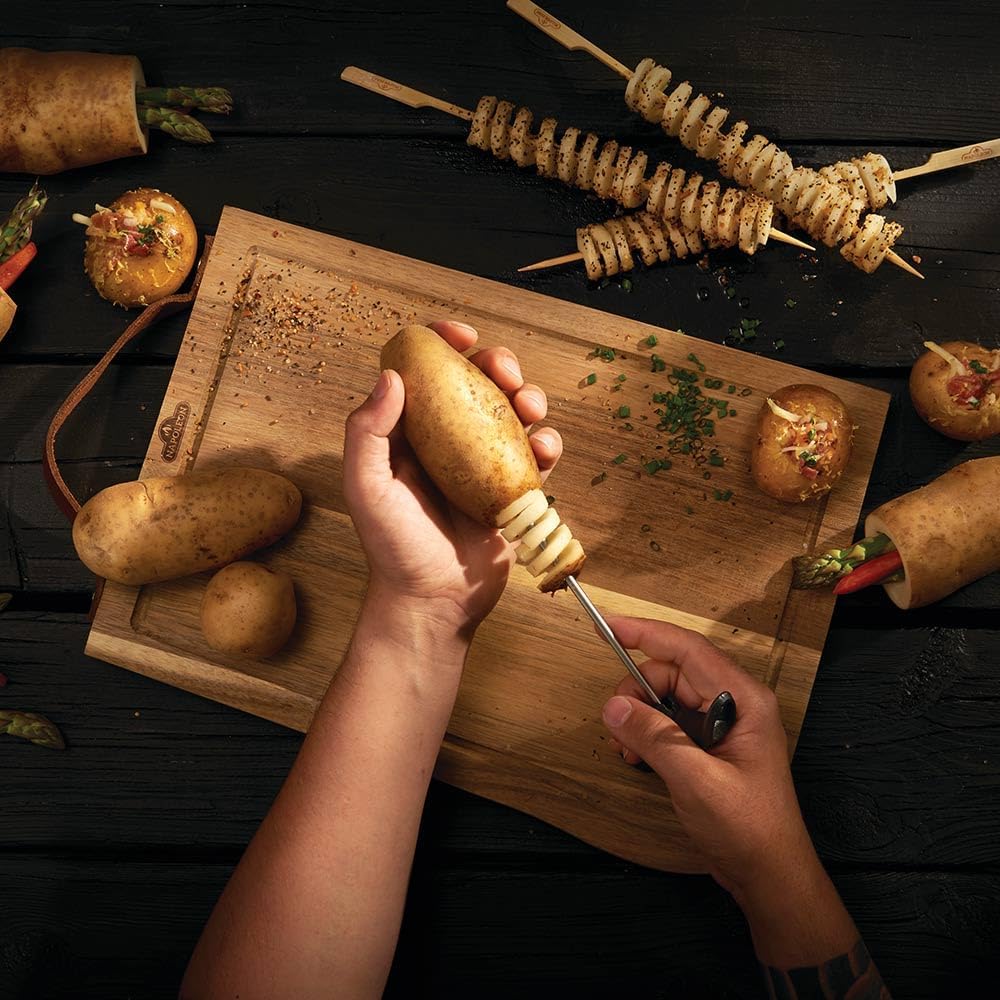 Napoleon Stainless Steel Potato Corer And Spiral Fries Maker