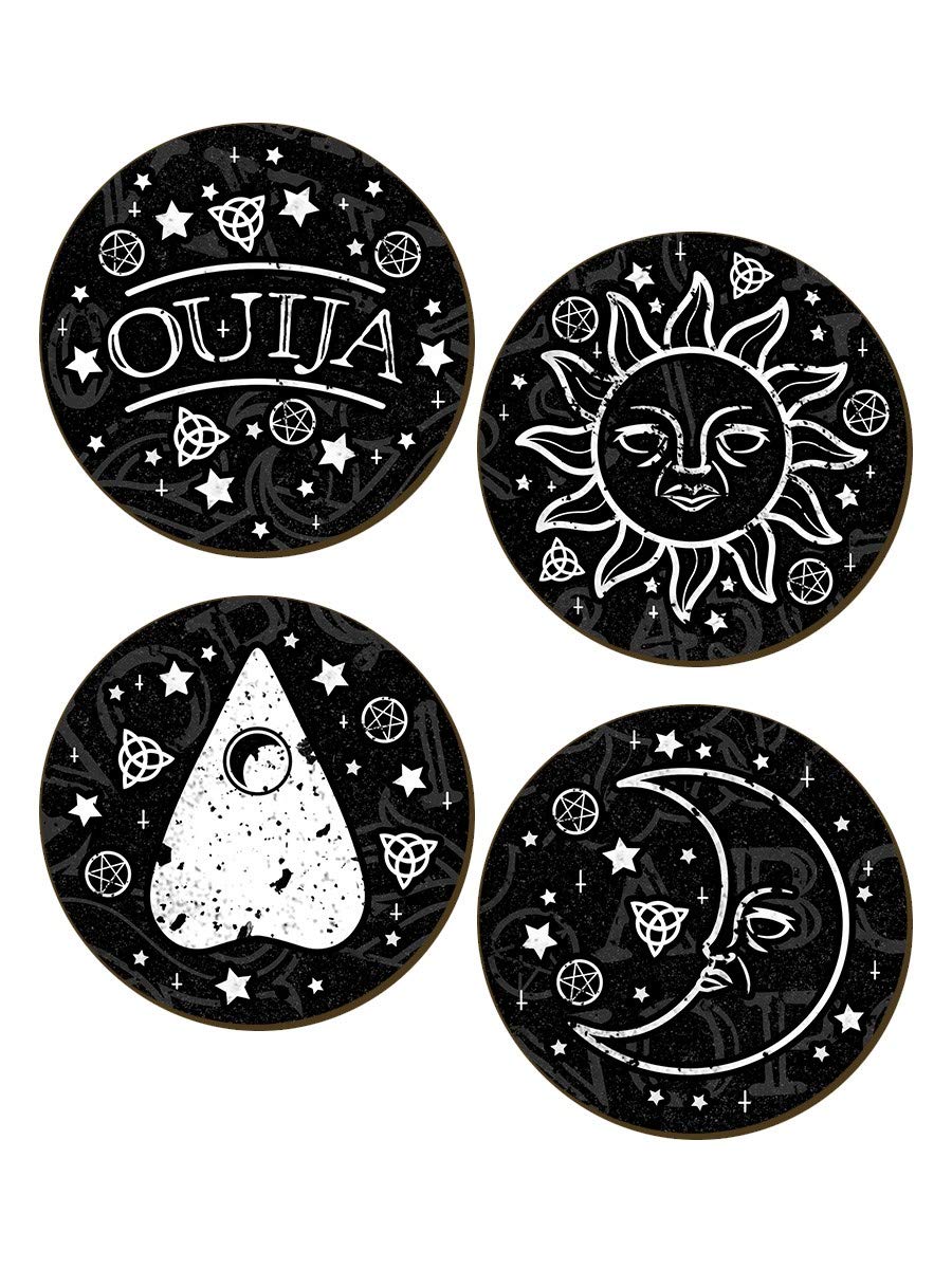 Ouija 4 Piece Coster Set Coaster Set 9.5 x 9.5cm