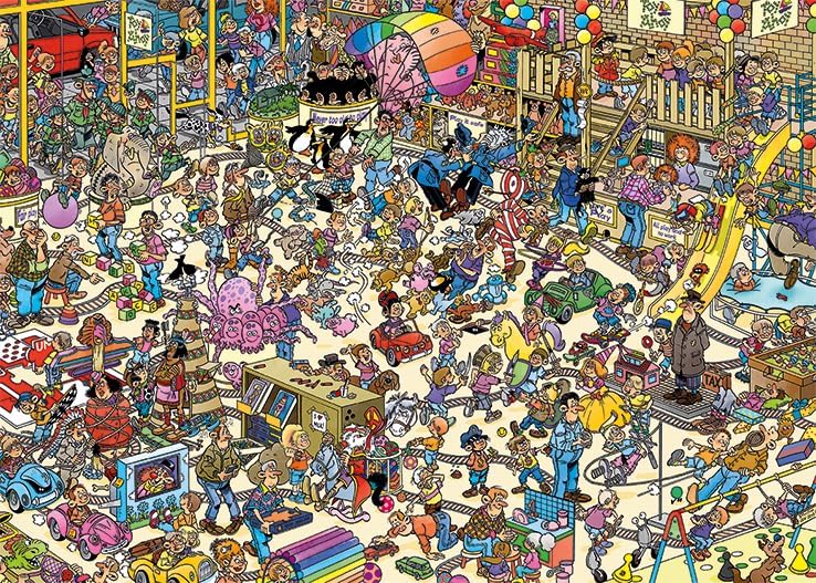 Jumbo Jan van Haasteren The Toy Shop 1000 pcs Legpuzzel 1000 stuk(s)