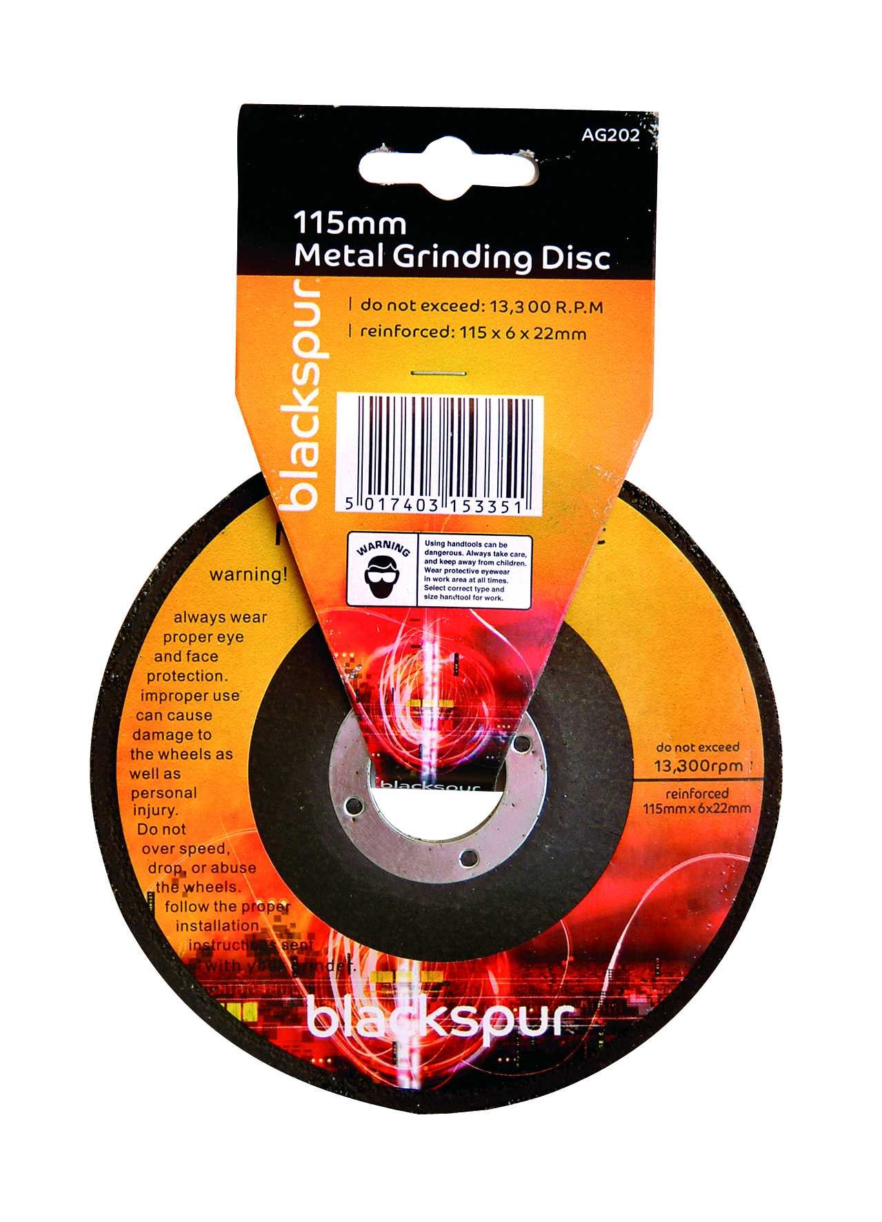 Blackspur BB-AG202 Metal Grinding Disc