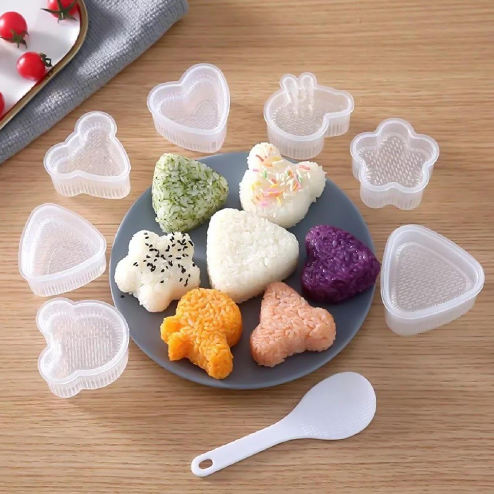 Stampo per sushi | Conjunto De Escolar E Material Escolar De Grande Capacidade,Stampo per riso per la casa e il libero creativo - per pranzo, campeggio, barbecue, scuola, casa,