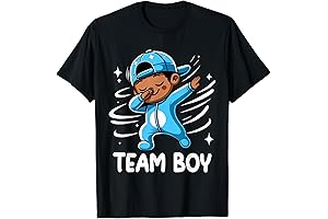 Personalized Gender Reveal Party Announcement T-Shirt for Proud Boy Expecting Team