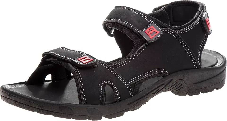 Sandália masculina de bico aberto com alça ajustável – Sandália pescador impermeável verão praia adulto sapato aquático