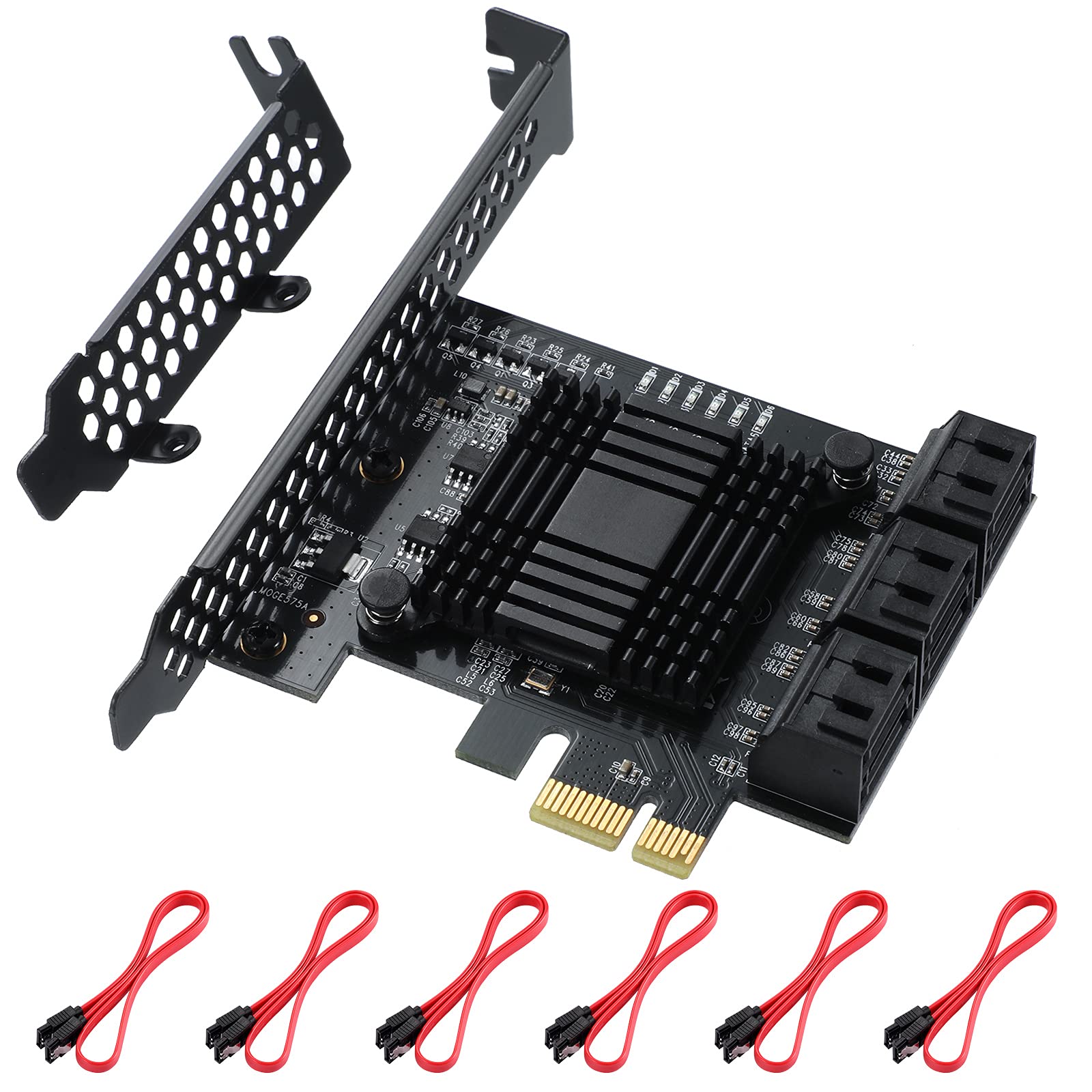 6-Port PCIe SATA Card - Add 6 SATA 3.0 Drives -14