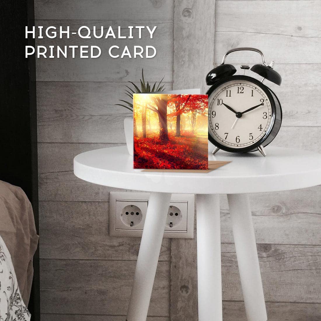 Cartes De Vœux En Forme D'arbre De La Forêt, Enveloppes