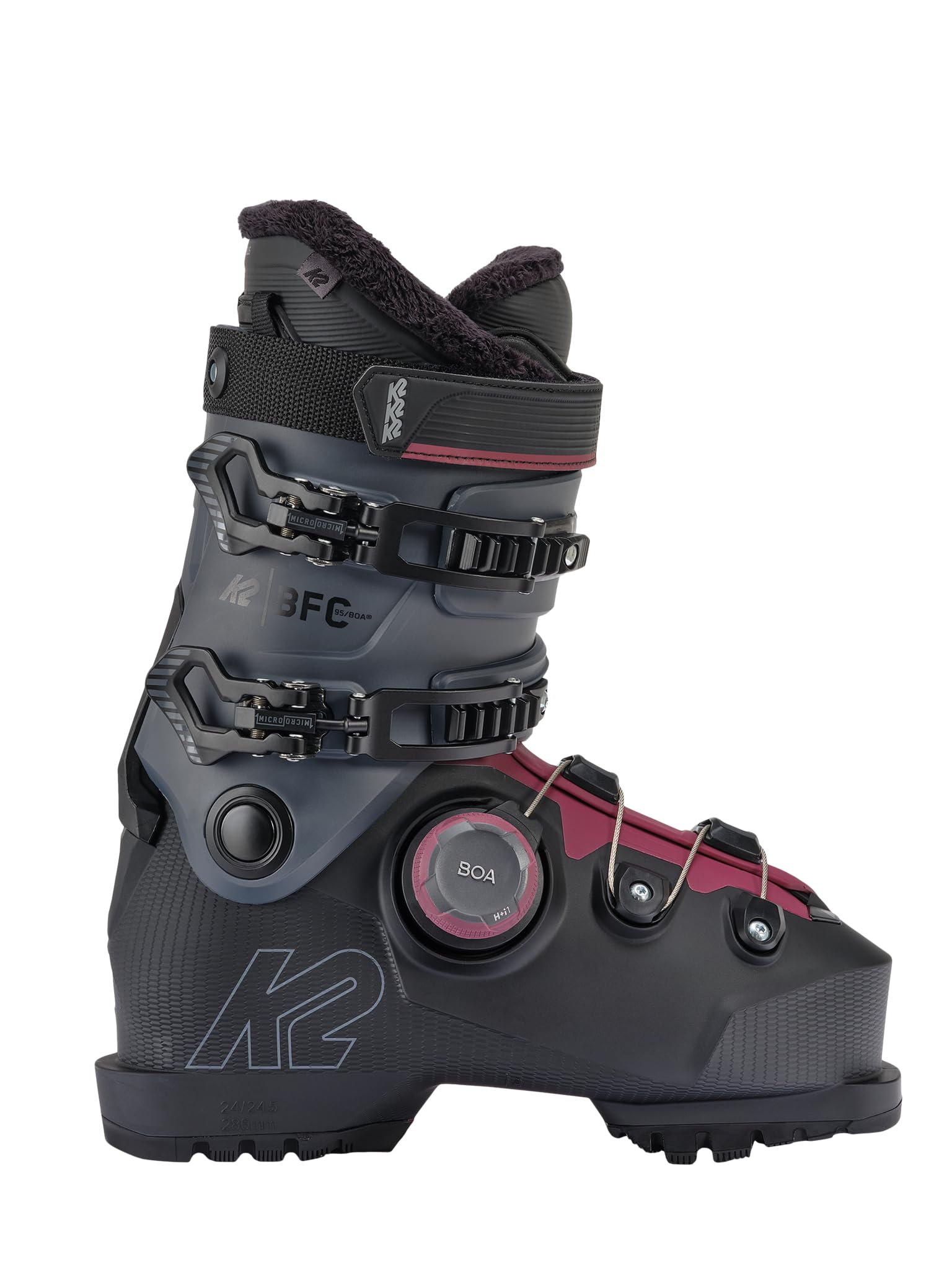 K2 - Chaussures De Ski Bfc 95 Boa W All Mountain Femme - Femme - Taille 90 - Gris