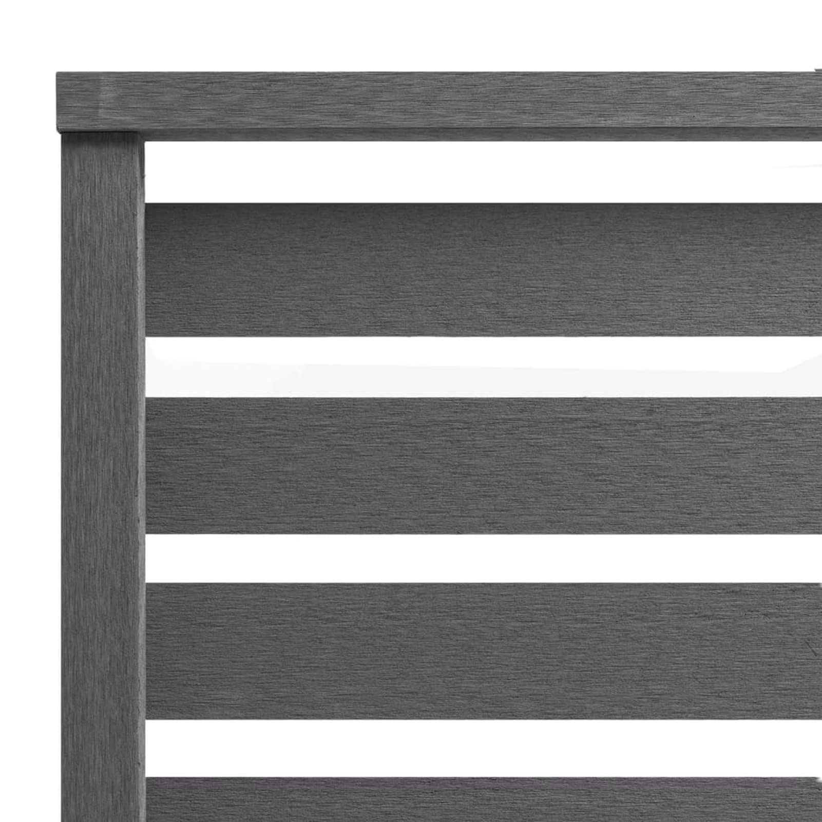 Pannello di Recinzione in WPC 180x180 cm Grigio,Articoli di ferramenta,Barriere e recinzioni,Pannelli per recinzioni