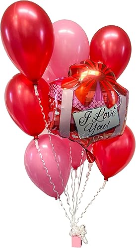 Miniatura 2 de Peso de globo de peso cúbico, 2.16 onzas, rosa bebé, 10 unidades