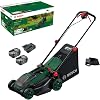 Bosch Rotak 18V-38 (2x 4.0Ah, Çift Akü) Çim Biçme Makinesi [Enerji Sınıfı A]