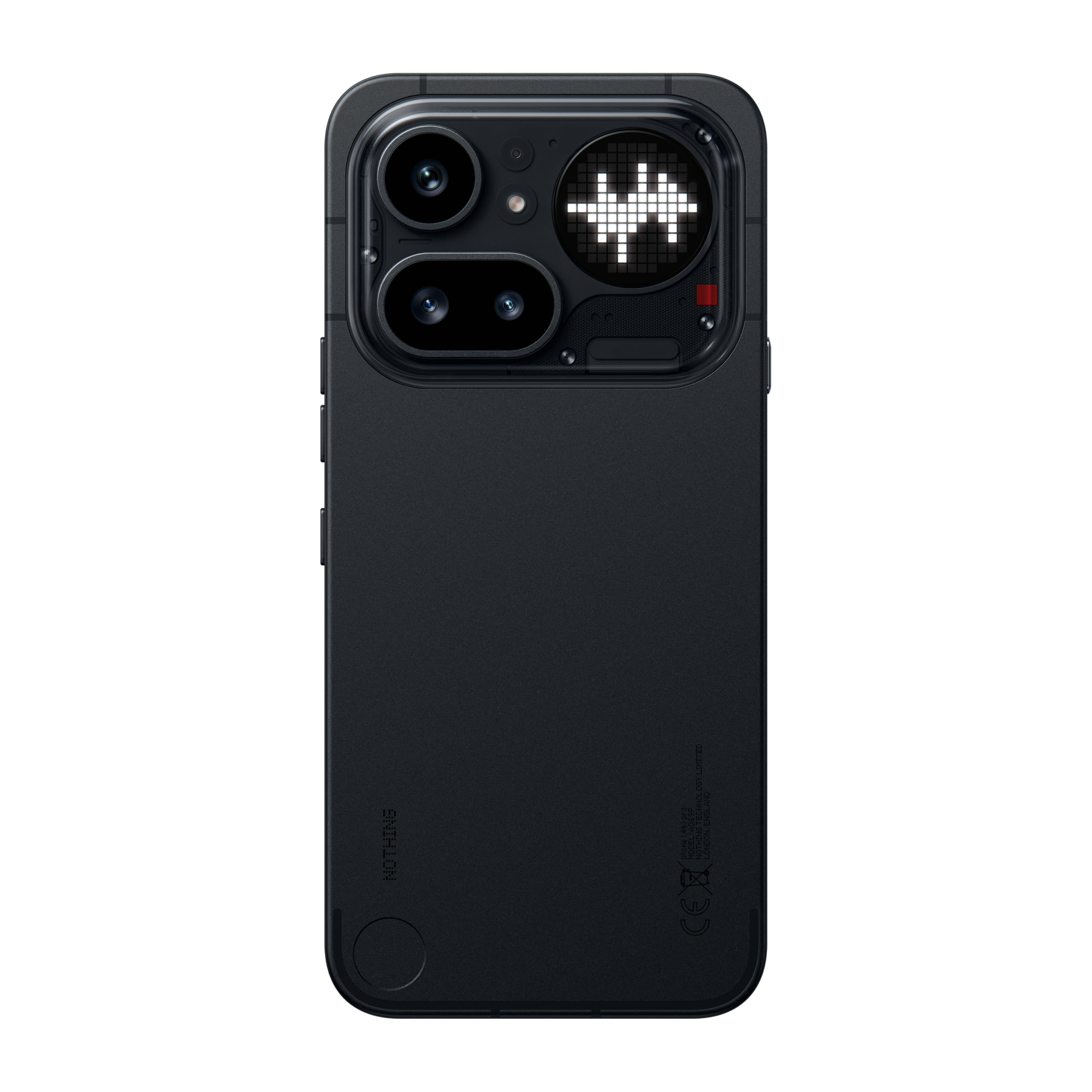 Nothing Phone (4a) Pro - Triple Cámara 50MP, Ultra Zoom 140x, Smartphone Unibody Metal, Batería Larga Duración, Carga Rápida 50W, AMOLED 144Hz, Glyph Bar, 12GB+256GB - Negro — view 2