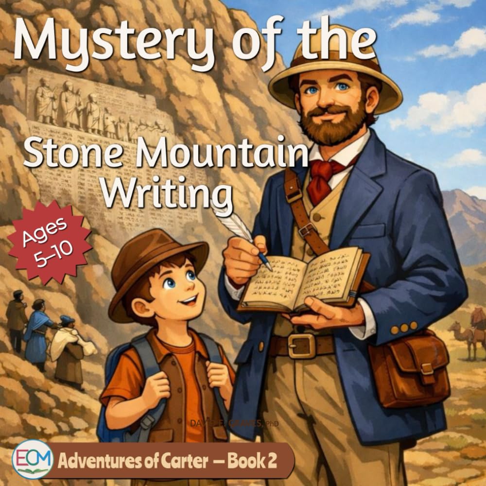 Adventures of Carter — Book 2: Mystery of the Stone Mountain Writing: A Historical Adventure About Courage, Teamwork, and Ancient Secrets
