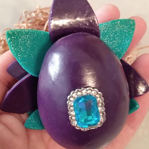 Miniatura 4 de ZOENHOU 40 huevos de Pascua de madera de 2.4 x 1.8 pulgadas para pintar, huevos de Pascua de madera sin terminar de calidad, huevos de madera sin