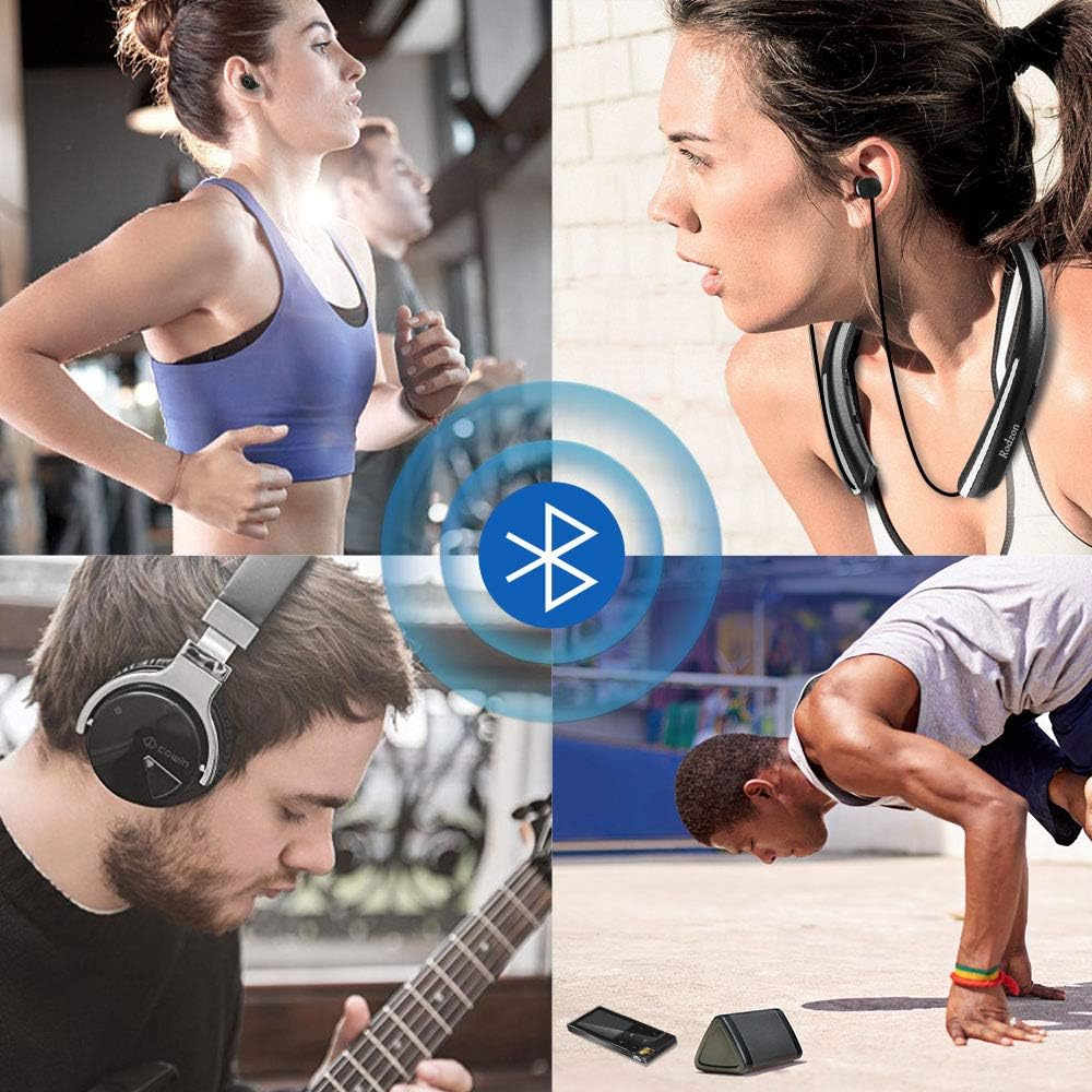 MP3 Player with Bluetooth 4.2, 16GB Hi-Fi Lossless Music Player with FM Radio, Speaker, Voice Recorder, Video Player, Ebook&Picture Reader, Touch-Buttion 2.4'' Screen with Earphone
