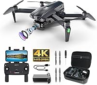 Vista 1 de BEZGAR BD901 Drones with Camera for Adults 4K Long Range - Foldable Mini Drone with 4K Video, 3-Axis Gimbal, 3KM Transmission, 23 Mins Flight Time