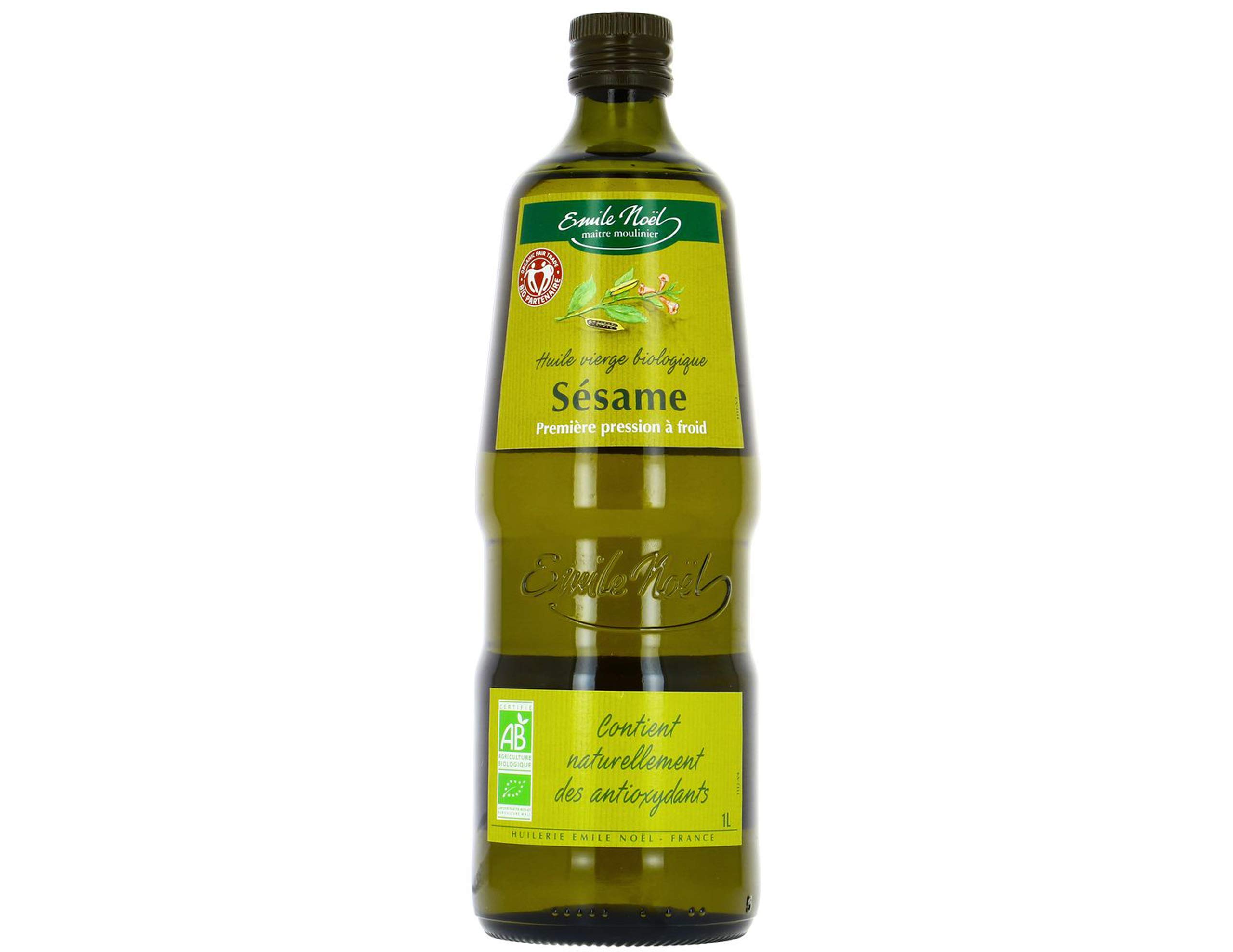 Huile Vierge de Sésame Bio Équitable - 1 L