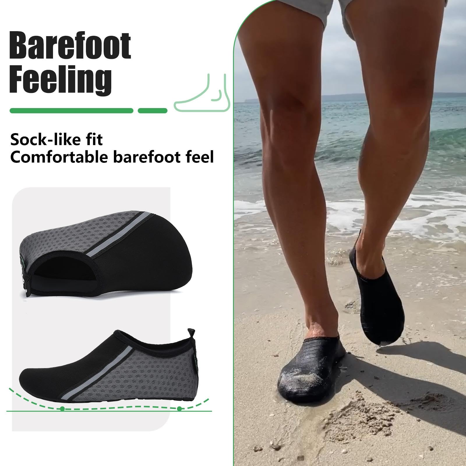 SAGUARO Scarpette da Scoglio Scarpe da Sport Acquatici, Unisex