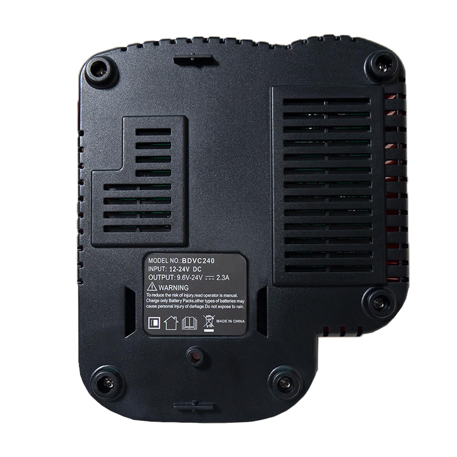 Cargador de batería de repuesto Black and Deck 9.6V-24V BDCCN24 BDFC240 cargador de coche/vehículo, compatible con Black & Decker Firestorm HPB18-OPE HPB18 HPB14 HPB12 HPB96 244760-00 A1718