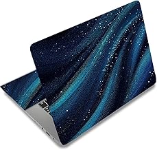 SUPERDANT Laptop Skin Sticker Laptops Cover Decals Notebook PC Computer Art Protector Waterproof Universal Reusable Personalized Vinyl Notebooks Art Decal Fits 12-15.6 inch Dreamy Blue Quicksand