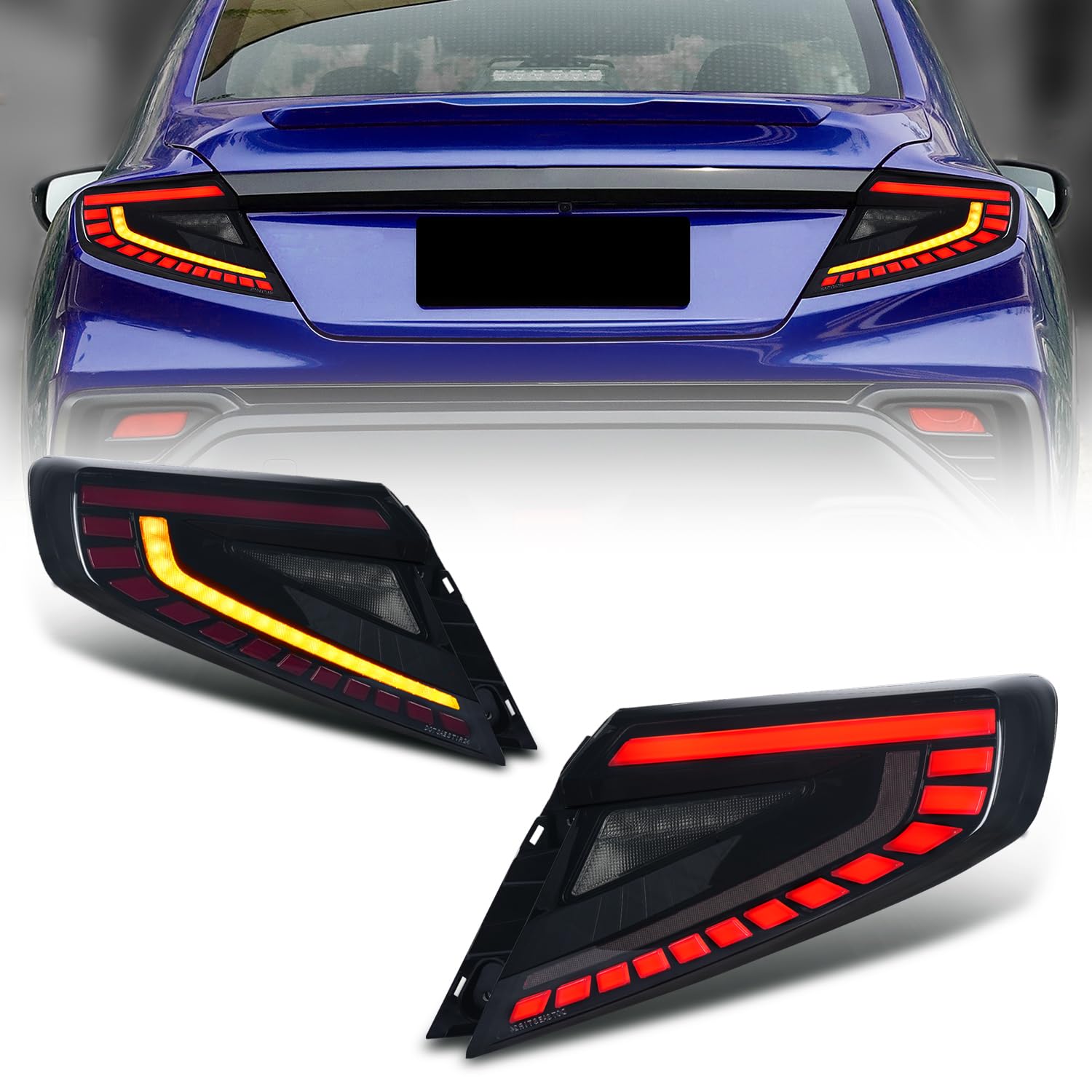 Amazon | Archaic スバル WRX S4 VB系 テールランプ リアライト