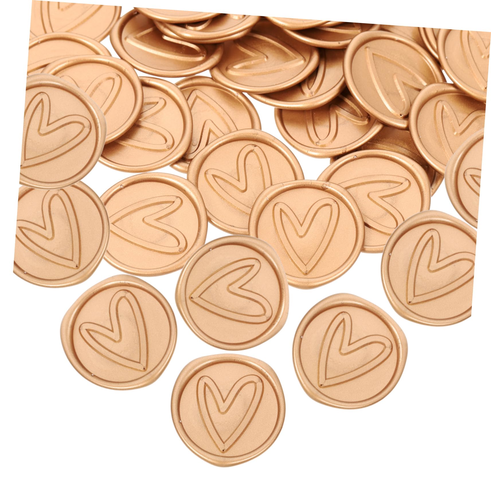 MAGICLULU 100stücke Wachssiegel Aufkleber Für Umschläge Herzmuster Selbstklebende Stempel Für Hochzeitseinladungen Und Hochwertiges Material Leuchtende Farben Einfach Anzuwenden