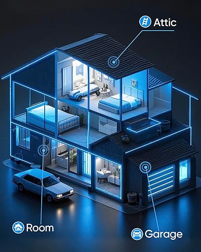 Miniatura 9 de KEN BROWN Ventilador de escape de obturador de 24 pulgadas con cable de alimentación de 5.4 ft y controlador de velocidad montado en la pared, alta