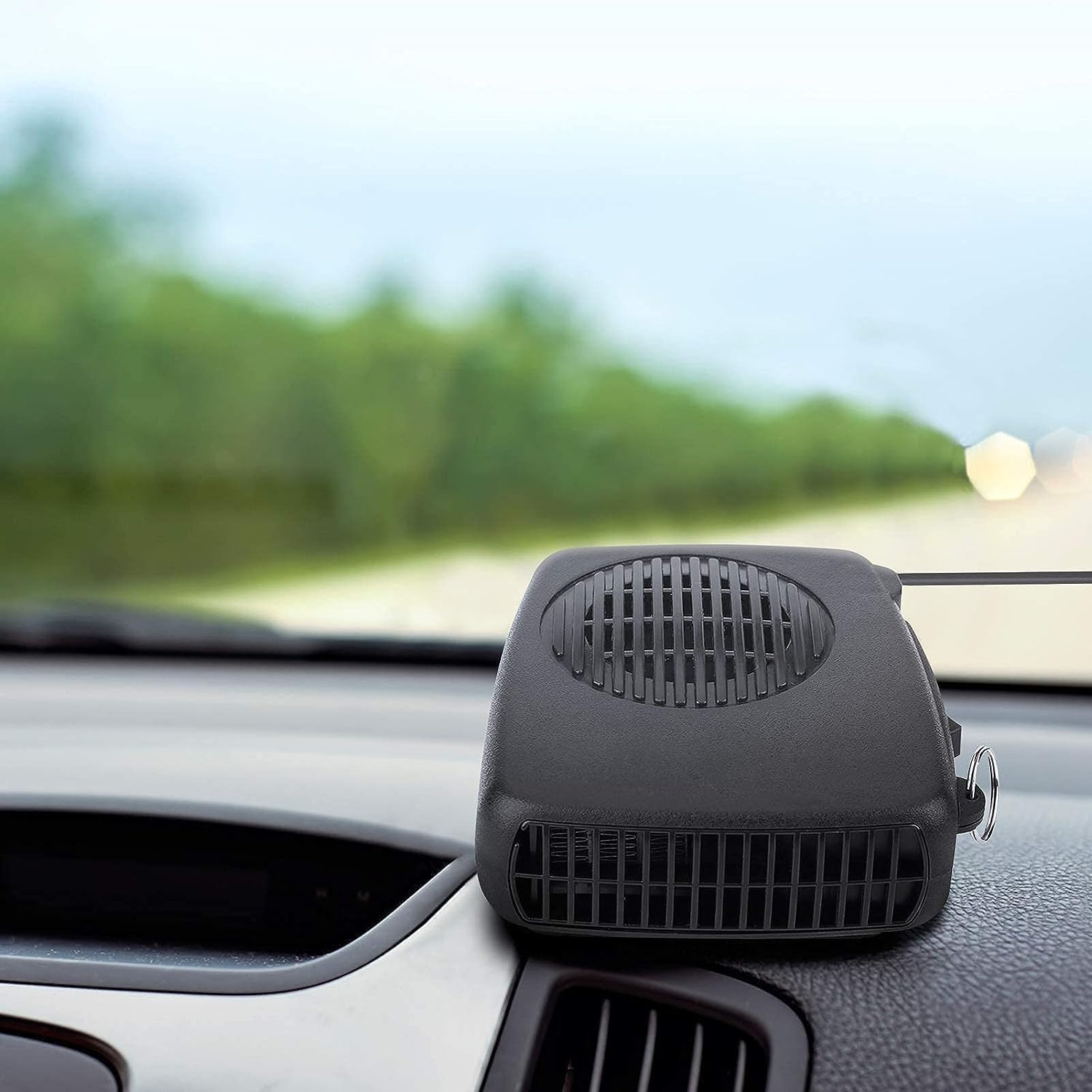 Showvigor Chauffage Voiture 12V & Dégivreur Pare Brise - Ventilateur 3 en 1 Chauffage Rapide, Refroidissement et Purification d'air pour Tous Véhicules