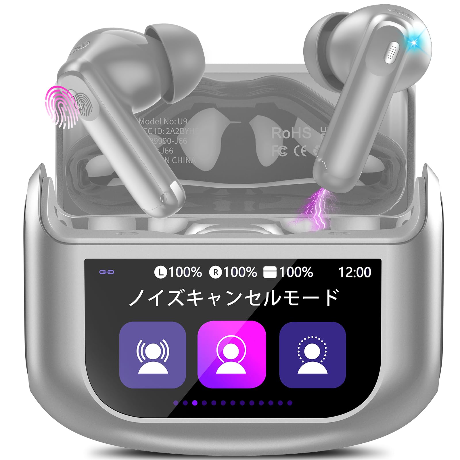② 集音器 Bluetooth5.3 ワイヤレス イヤホン 長時間 充電式 通話 動画 音楽 音質 防水ノイズキャンセル イコライザー Amazon.co.jp: Cearvol 集音器 Bluetooth5.3 ワイヤレスイヤホン型