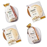 Vista 1 de Hero Paquete Triple Threat de 0.04 oz de pan de sándwich de semillas de carbohidratos netos, 0.00 oz de pan blanco de carbohidratos netos, 0.04 oz