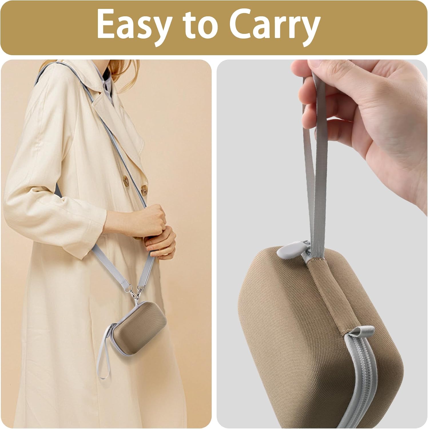 Camera Case for KODAK EKTAR H35/H35N/KODAK Snapic A1 Frame Film Camera,Carrying Case Holder for KODAK EKTAR H35/H35N Half Frame Film Camera and Accessories(Brown Case)
