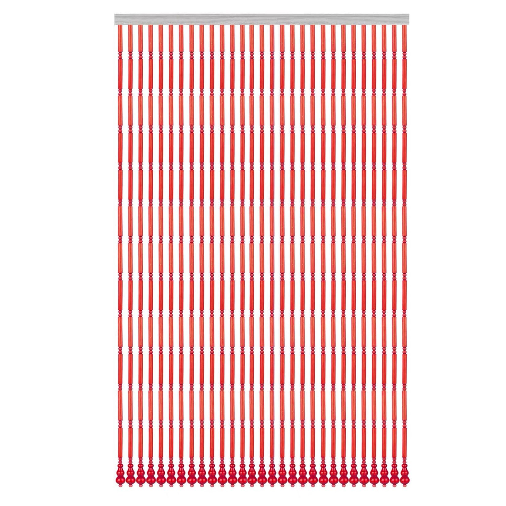 HDEYRSX Hanging Bamboo Beaded Door Curtain Room Divider Bead Curtain for Doorway Window Hallway Entrance Bedroom Privacy Décor,With Accessories,Custom Colors and Sizes (105cm x 180cm 70 Strands)