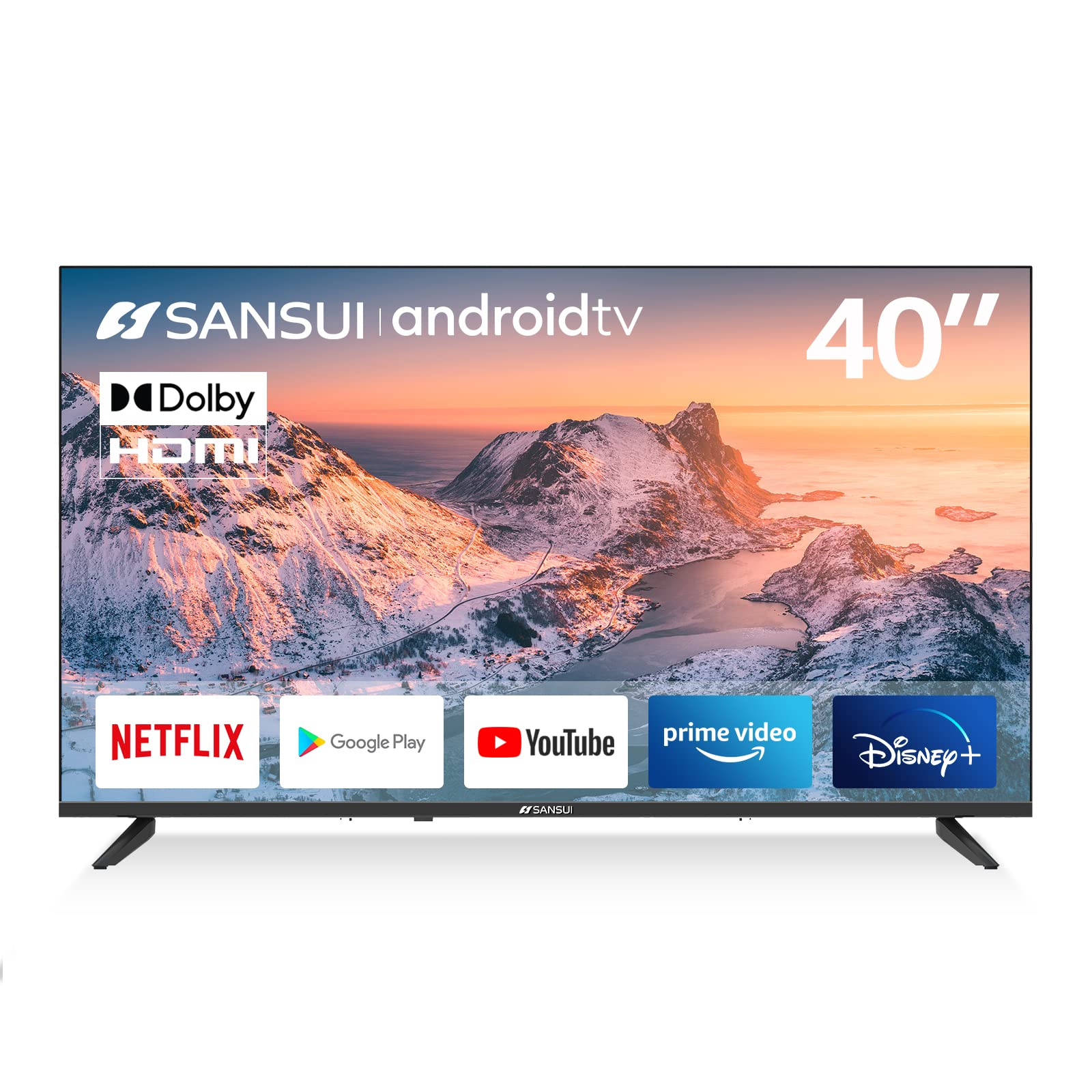 Buy SANSUI ES40V1FA, 40 inch 1080p FHD Smart LED Android TV with Google
