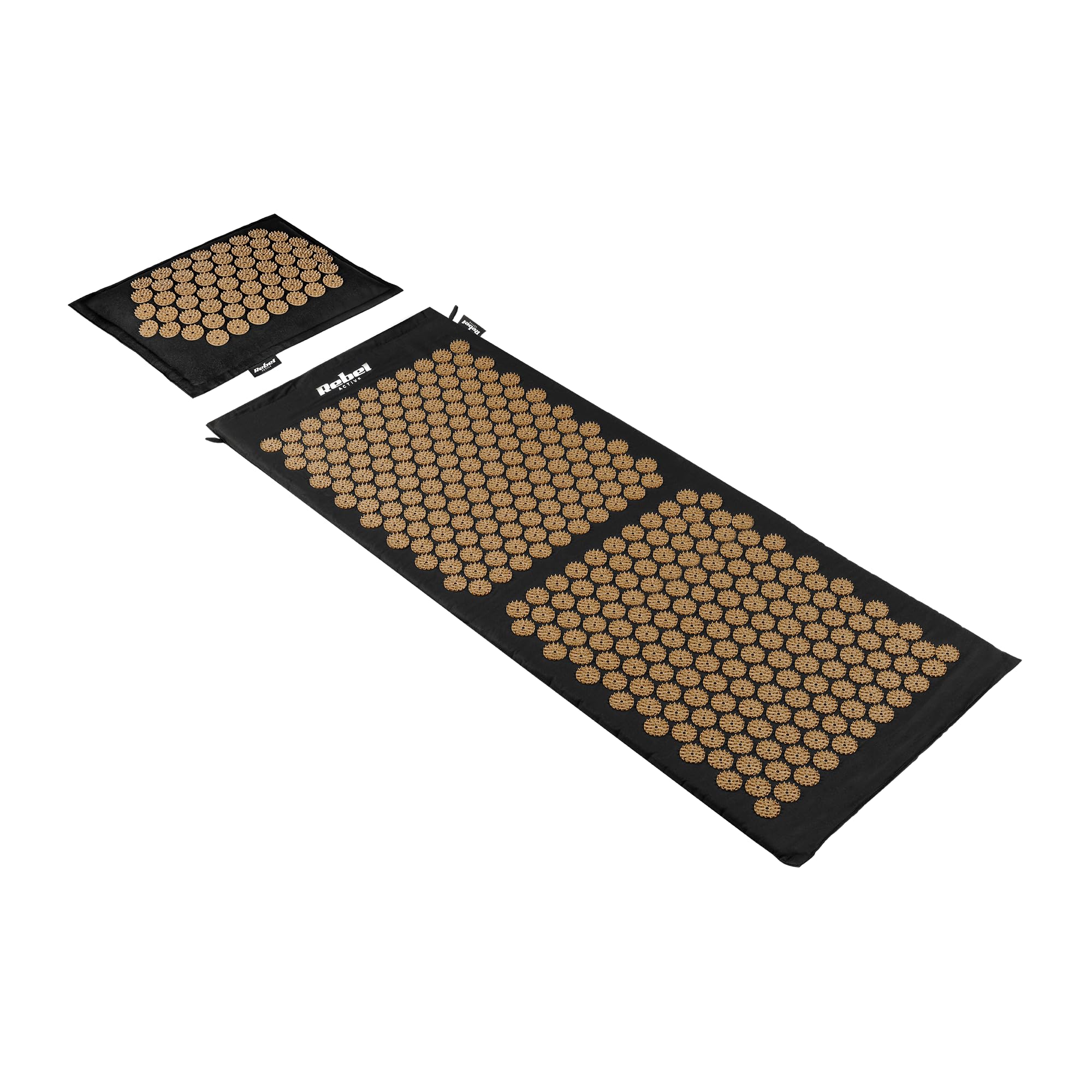 Rebel Electro Estera de Salud Eco para acupresión con púas Juego de Almohada 110 x 42 cm RBA-6012-GL