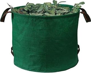 Bosmere G520 32 Gallon Reusable Garden Waste Bag, 23"x 18" Heavy Duty Collapsible Yard Waste Tip Bag with Reinforced Handles