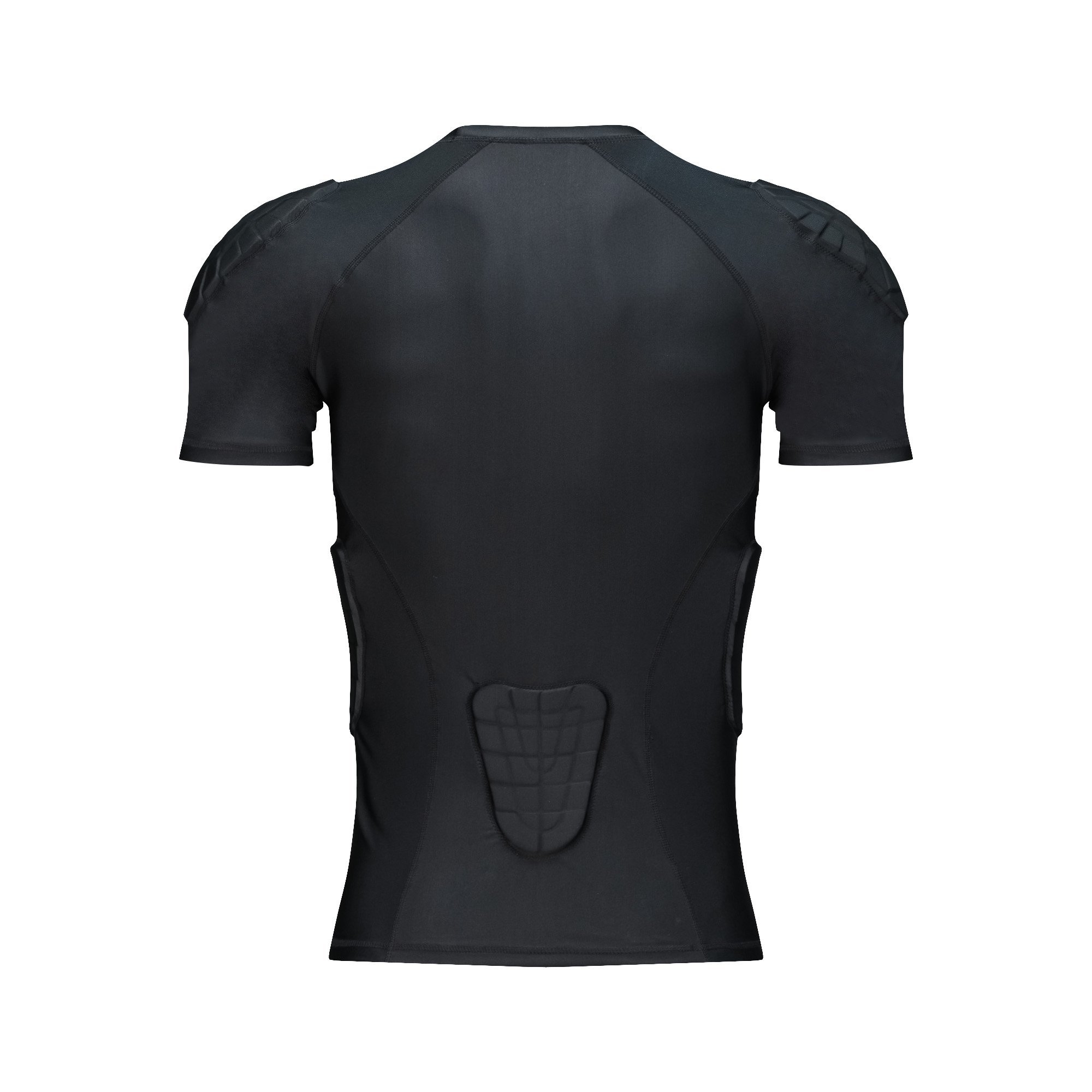 TUOY ブラック プロテクターシャツ 2XL Amazon.com: TUOY Padded Compression Shirt Padded Football Shirt