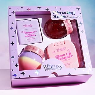 Whimsy Beauty Glow Up Kit – 6-Piece Skincare Set for Kids, Preteens, and Girls – Cleanser, Moisturizer, Sunscreen, Scrub, Mask & Pimple Patch-picture-43