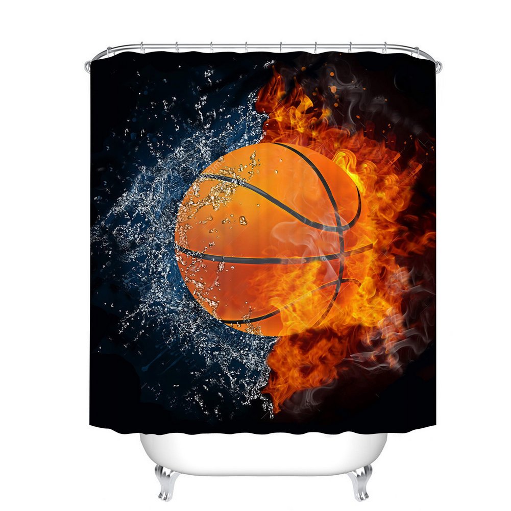 Basketball Shower Curtains Curtains & Drapes 2023