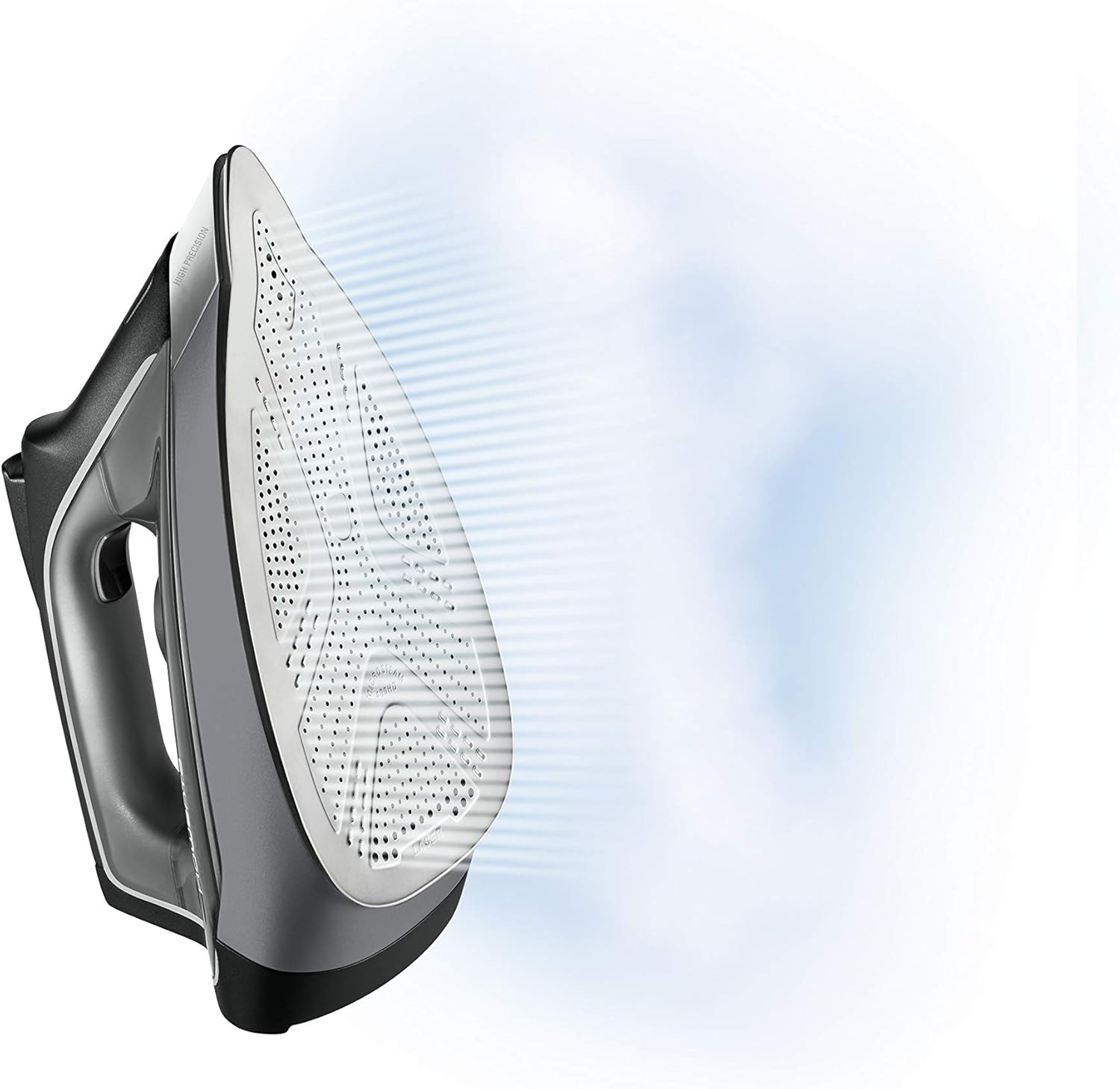 Rowenta DG8622 Perfect Steam PRO Ferro da Stiro a Vapore con Caldaia Silenziosa, Pressione fino a 6.9 Bar, 2400 W, 1.1 Litri, con Tecnologia Eco Intelligence Nero - Immagine 5