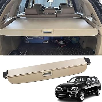 Car Trunk Cargo Cover for BMW X5 E70 2007-2018,Retractable Rear Trunk Cover, Shade for Privacy,Luggage Security Shield Shade Cover