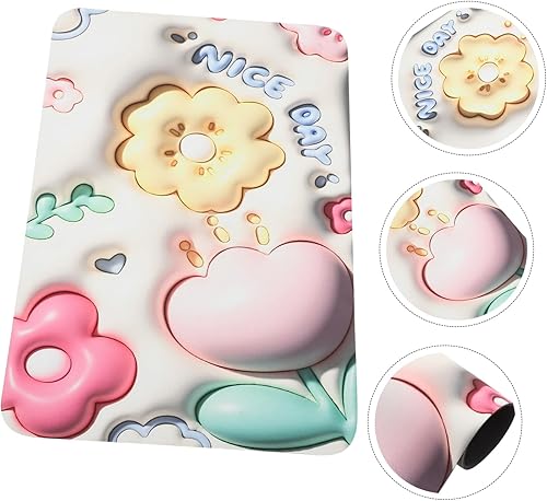 Miniatura 9 de Super Absorbent Diatomaceous Bath Mat Non-Slip Quick-Drying Floor Pad for Bathroom Entryway Soft Expandable with Cartoon Design Water-Absorbing and