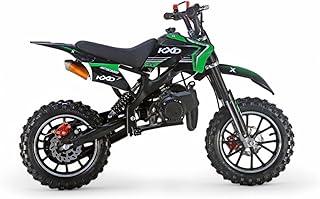 KXD 701A/706A/708A/705A 49cc 2Takt 4Takt Dirt Cross Pocket Enduro Dirtbike Motocrossbike Motocross Motorrad Cross 49ccm Vorderrad Motor Pocketbike (Grün, KXD 701 49ccm 2Takt)
