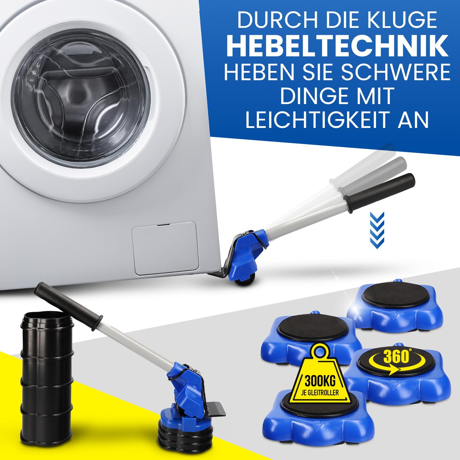 Handson multiplex meubeltransporter harde wielen 56x30 cm max. 200 kg kopen? Meubeltransporters