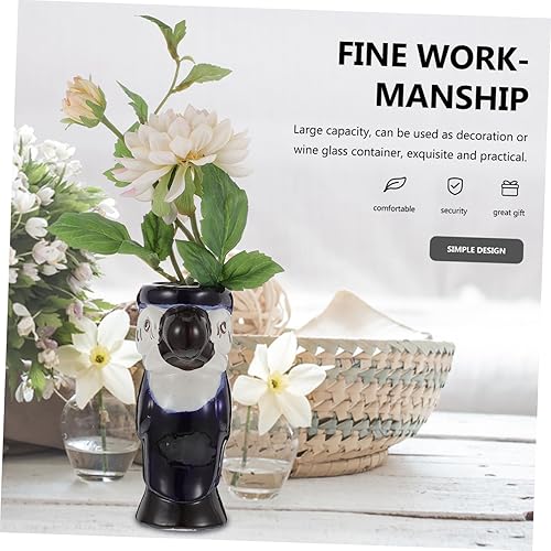 Miniatura 8 de DOITOOL Taza de cóctel de cerámica con forma de loro hawaiano para fiestas de Luau, diseño elegante para cócteles