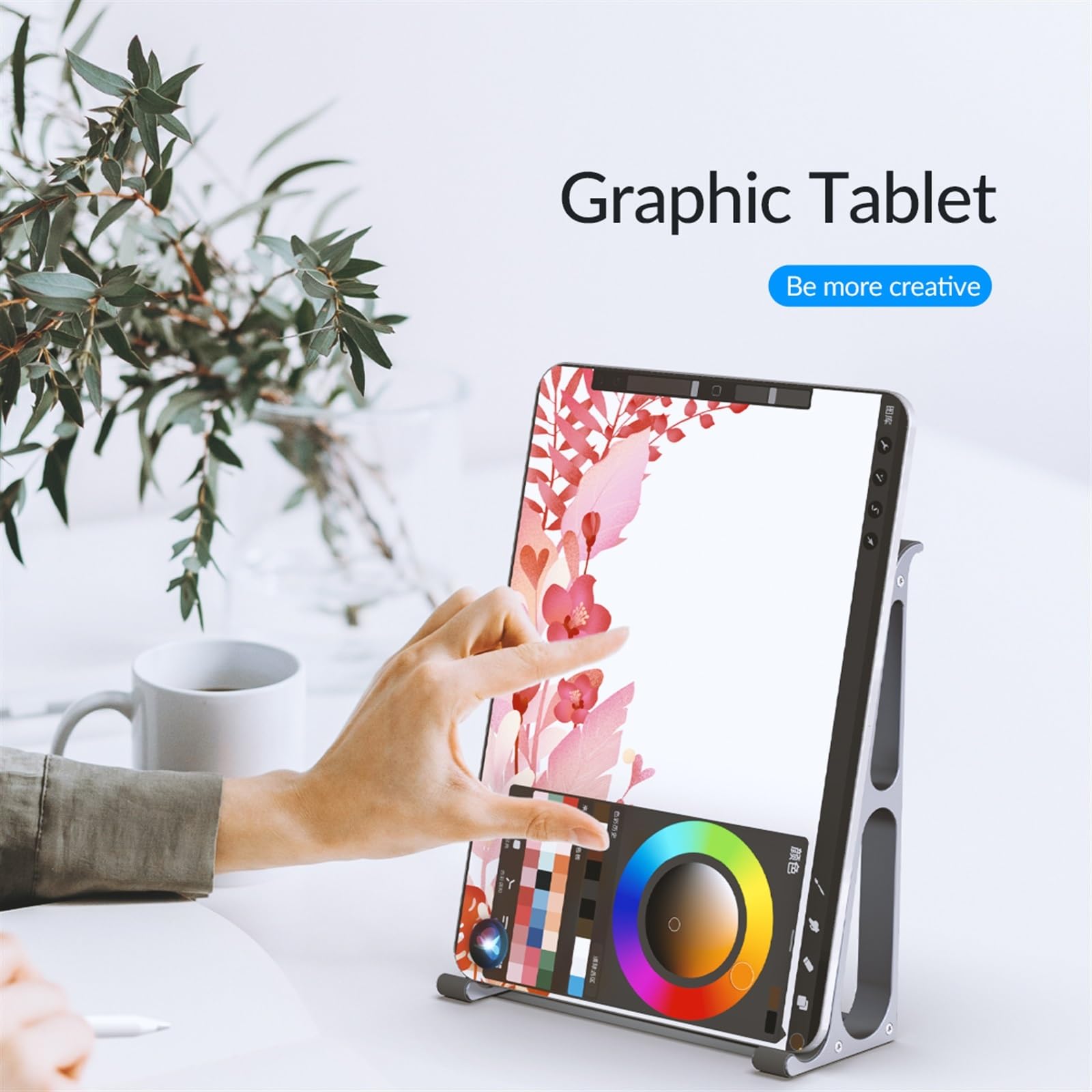 Regulowany stojak na laptopa, przenośny stojak na laptopa, stojak na laptopa, aluminiowy stojak na laptopa, pionowy stojak na notebooka (duży rozmiar)